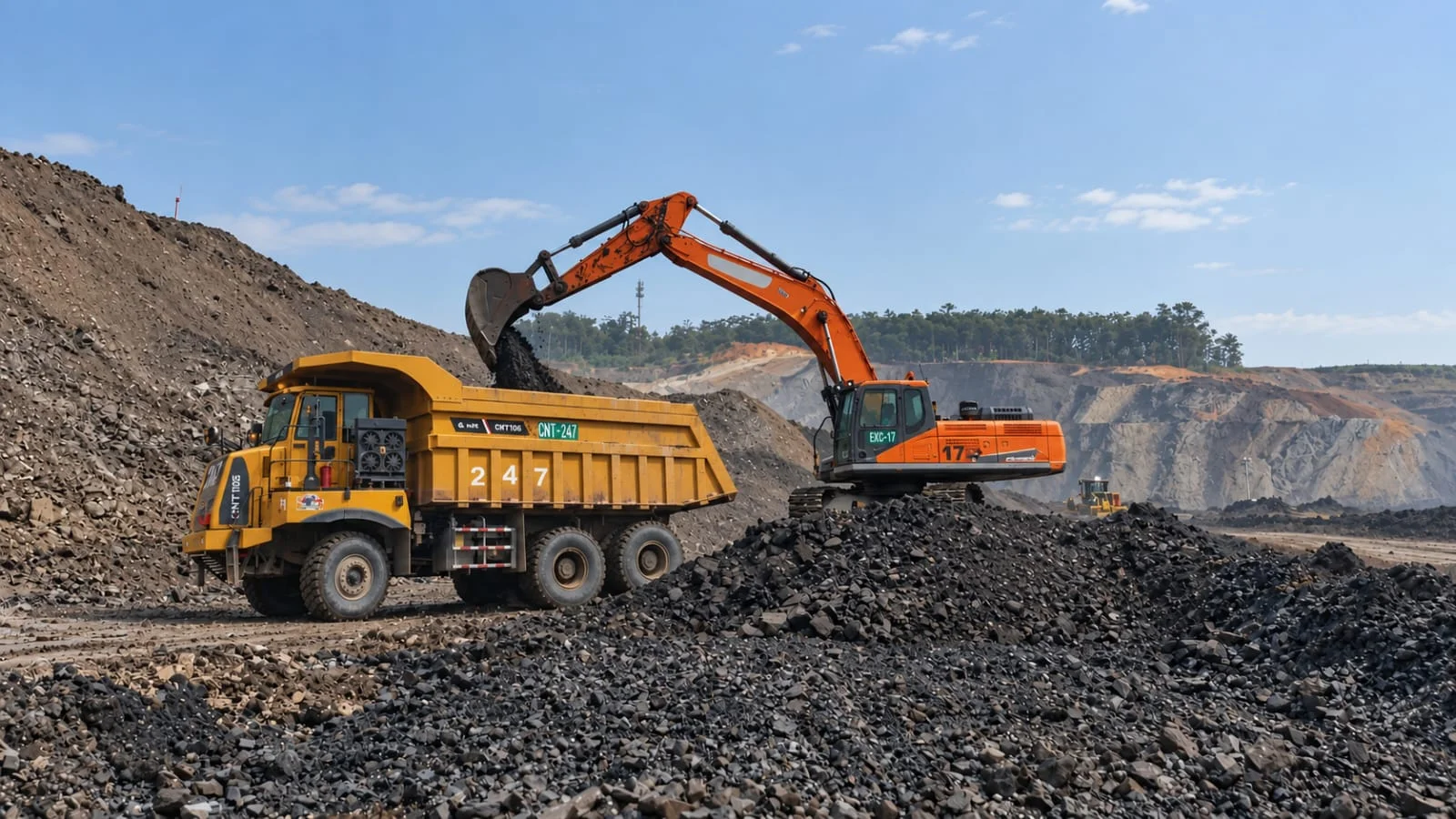 Excavator Mining